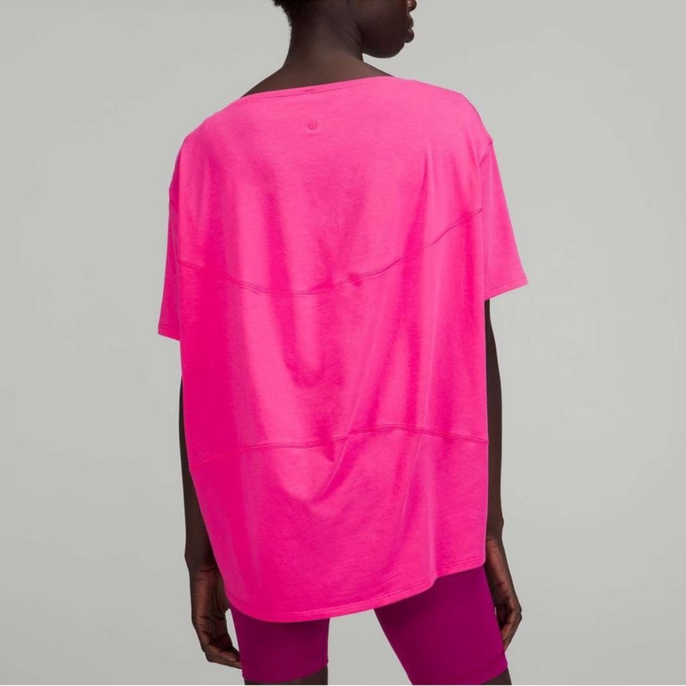 Lululemon Sonic Pink Workout Tee